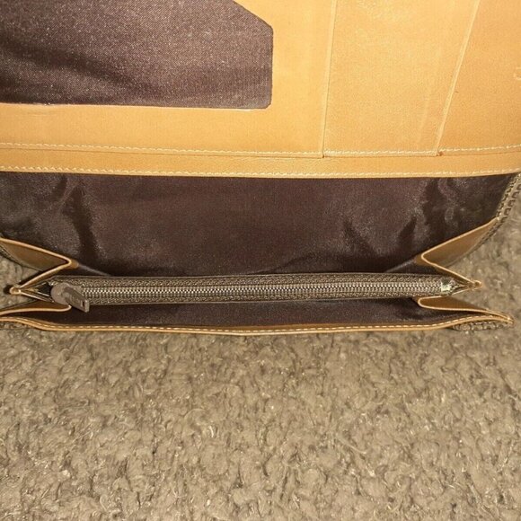 Vintage CHARLES JOURDAN Actif Logos Paris WALLET-Zips-Billfold-Excellent - Picture 6 of 7